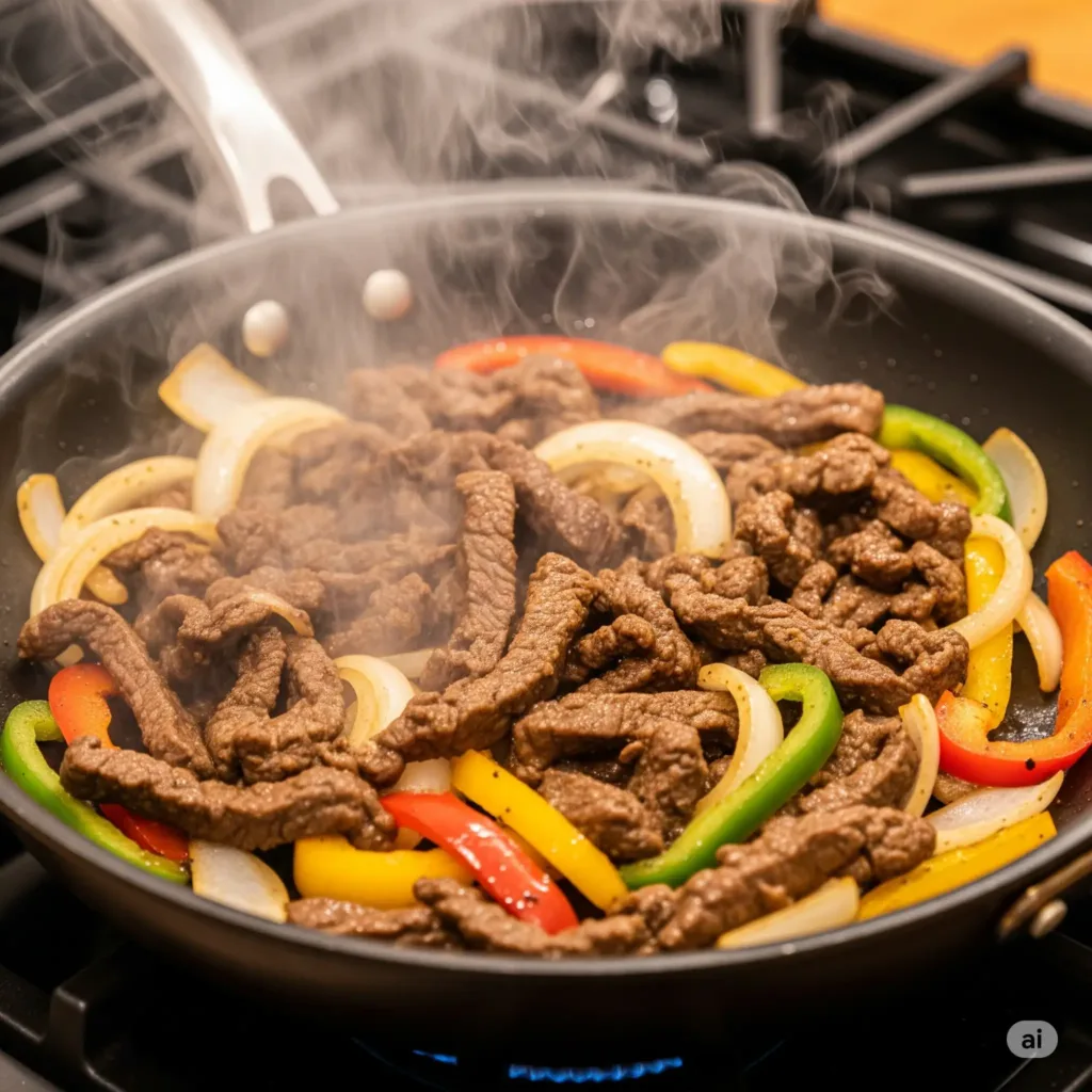 Steak (Or Chicken) Fajitas